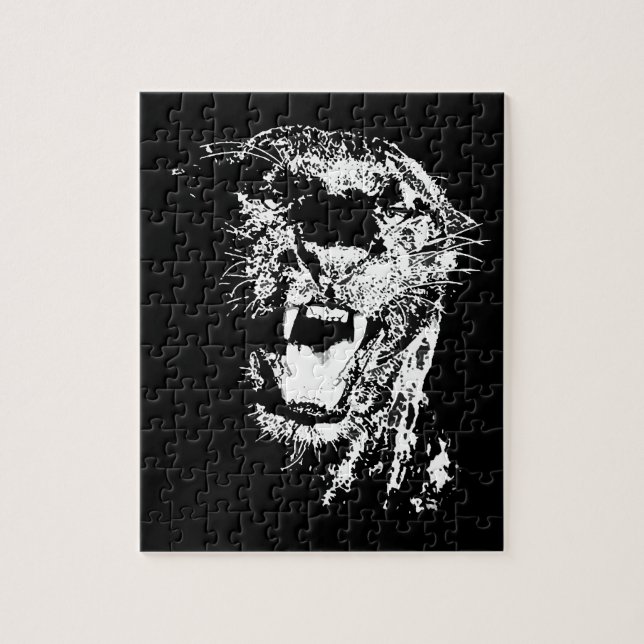 Puzzle Jaguar Roaring (Vertical)