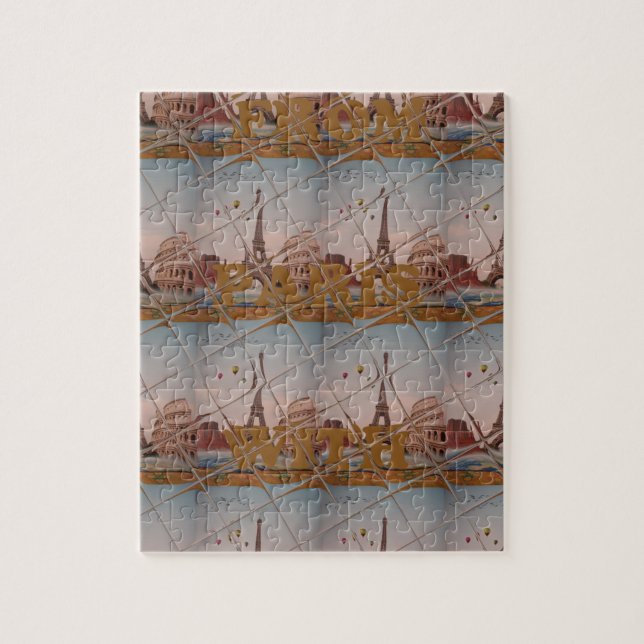 Puzzle J'aime Paris ( I Love Paris ) (Vertical)