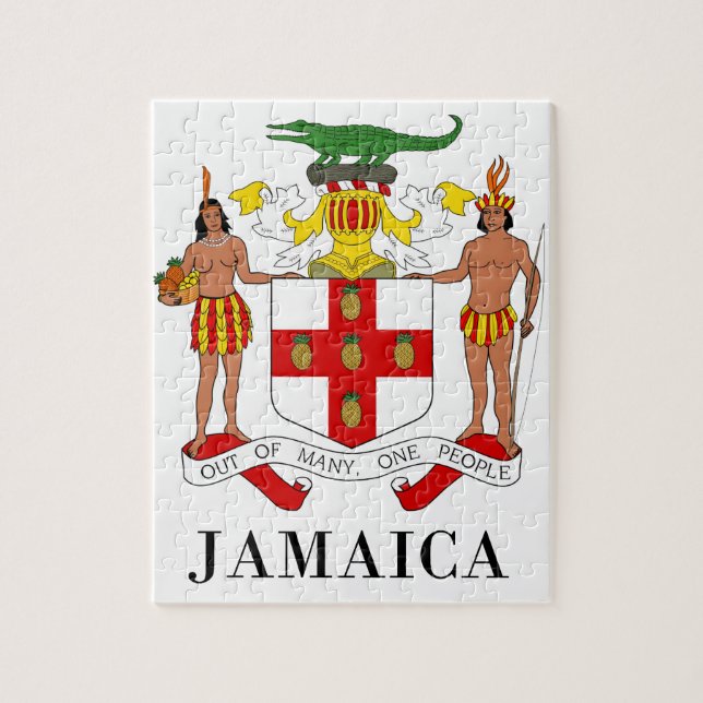 Puzzle JAMAICA - símbolo/escudo de (Vertical)