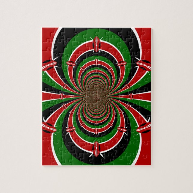 Puzzle Jambo Habari ! Kenya Hakuna Matata (Vertical)