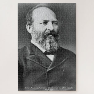 Puzzle James Abraham Garfield 20º Presidente de América.