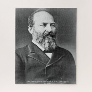 Puzzle James Abraham Garfield 20º Presidente de América.