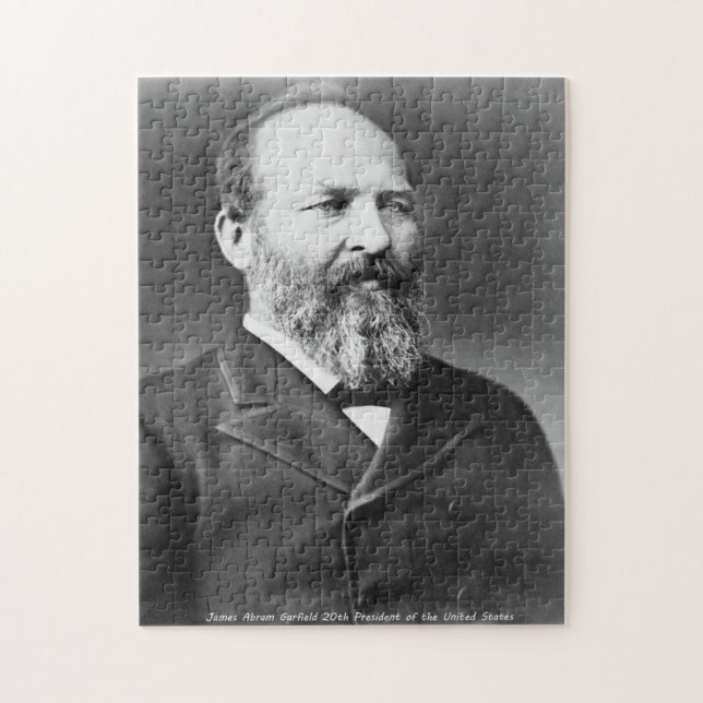 Puzzle James Abraham Garfield 20° presidente de América. (Vertical)