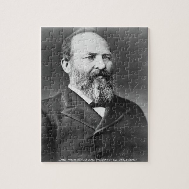Puzzle James Abraham Garfield 20° presidente de América. (Vertical)