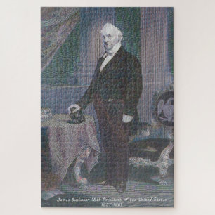Puzzle James Buchanan 15º Presidente de América.