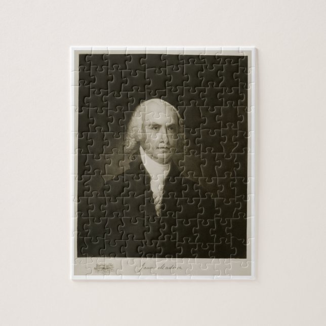Puzzle James Madison, 4to Presidente de los Estados (Vertical)