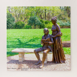 Puzzle James Madison cuarto presidente de América.