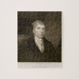Puzzle James Madison envejeció 82, grabado por Thomas B.