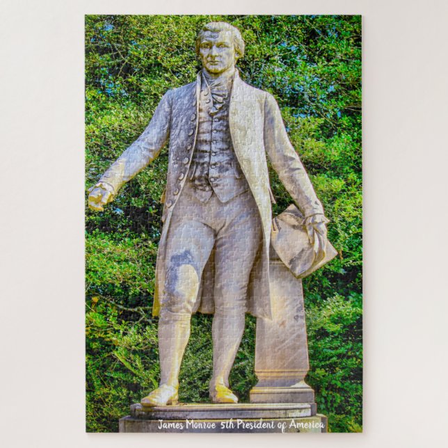 Puzzle James Monroe 5º Presidente de América. (Vertical)