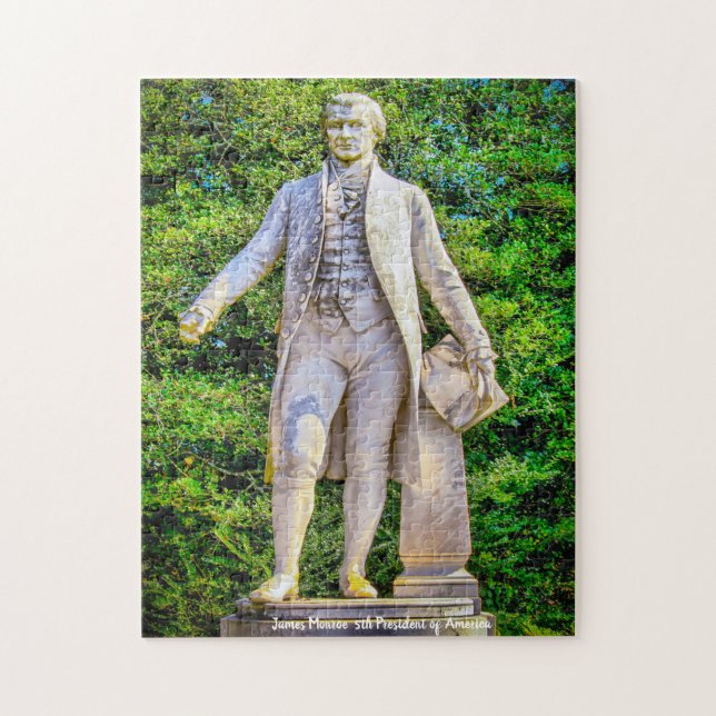 Puzzle James Monroe 5° Presidente de América. (Vertical)