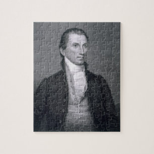 Puzzle James Monroe, grabado por Asher Brown Durand (1796