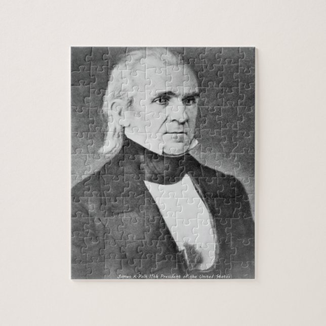 Puzzle James Polk 11º Presidente de América. (Vertical)