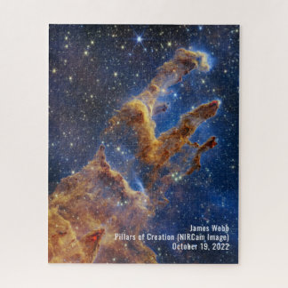 Puzzle James Webb Pillars of Creation Nebula NIRCam Image