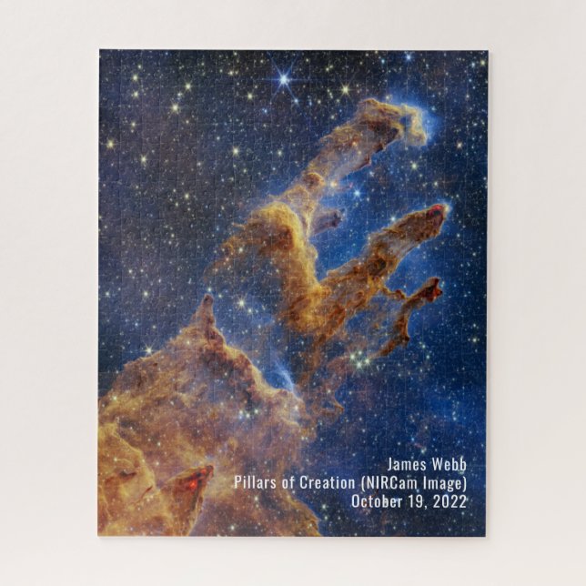 Puzzle James Webb Pillars of Creation Nebula NIRCam Image (Vertical)