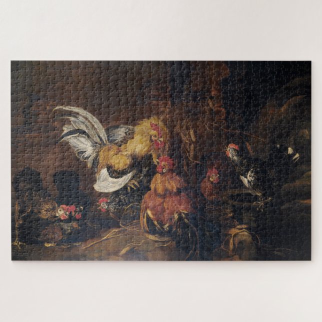 Puzzle Jan Fyt Cockfight (Horizontal)
