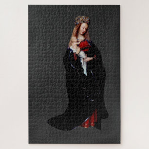 Puzzle Jan van Eyck - La Virgen en la Iglesia Arte Fino