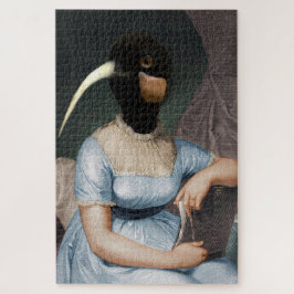 Puzzle Jane Austen con cabeza de pájaro