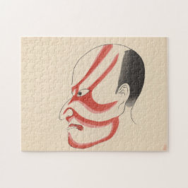 Puzzle Japón - Kabuki tradicional - rojo4 -