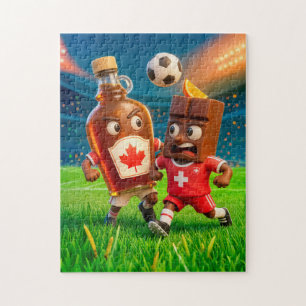Puzzle Jarabes de arce canadienses versus chocolate suizo