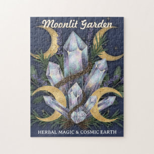 Puzzle Jardín a la Luz de la Luna Cristal Bouquet • Magia