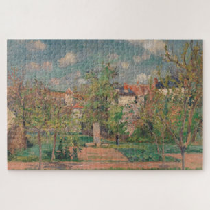 Puzzle Jardín a plena luz del sol, Camille PIssarro, 1876