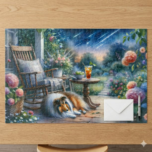 Puzzle Jardín bajo las estrellas Pórtico refugio Sueño Sh