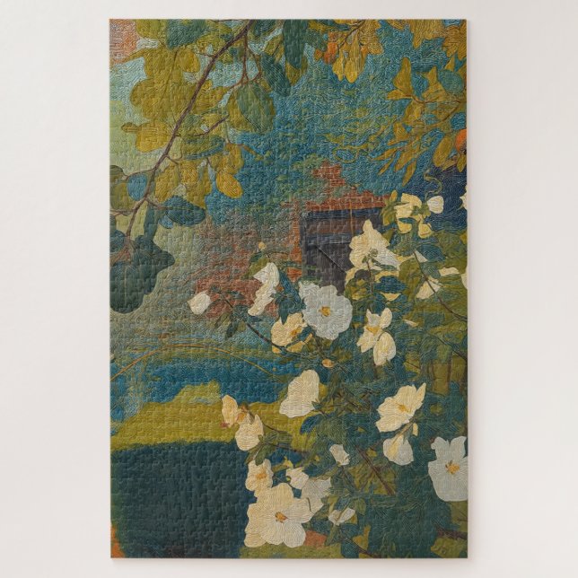 Puzzle Jardín Blanco (Vertical)