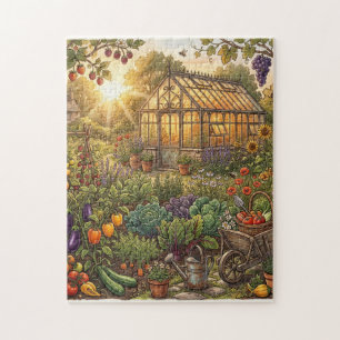Puzzle Jardín Botánico Comunitario Cottagecore Acogedor R