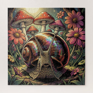 Puzzle Jardín Caprichoso de Caracol y Hongos Cósmicos