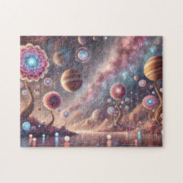 Puzzle Jardín Celestial Nebulosa Mística Cielo Espacio