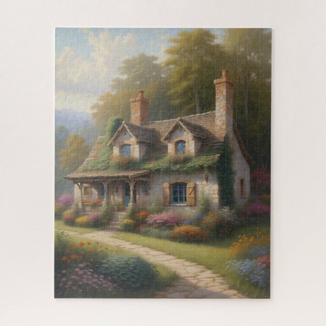 Puzzle Jardín de Campo Cottage Pacífico (Vertical)