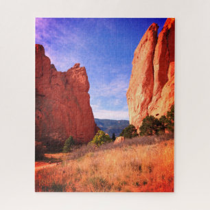 Puzzle Jardín de Colorado de los Dioses Parque Red Cliffs