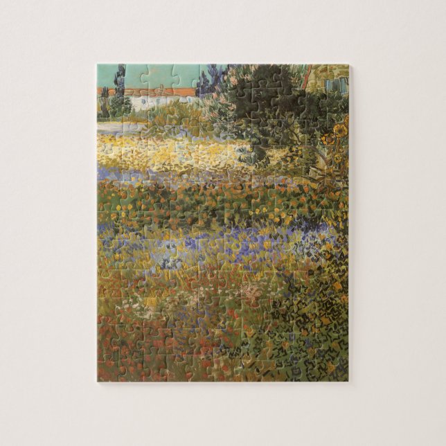 Puzzle Jardín de flores por Vincent van Gogh (Vertical)