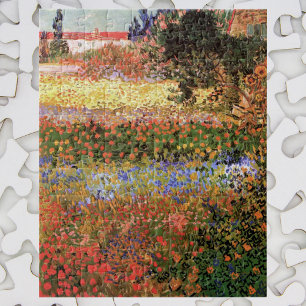 Puzzle Jardín de flores por Vincent van Gogh