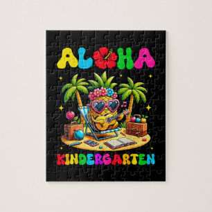 Puzzle Jardín de infancia Aloha Piña Hawaii Vuelta al col