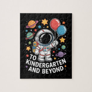 Puzzle Jardín de Infancia Y Más Allá Astronauta Espacio