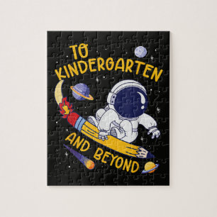 Puzzle Jardín de Infancia Y Más Allá Astronauta Regreso a