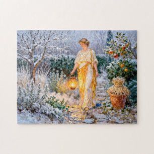 Puzzle Jardín de invierno de la diosa griega Hestia