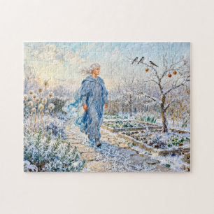 Puzzle Jardín de invierno del dios griego Bóreas