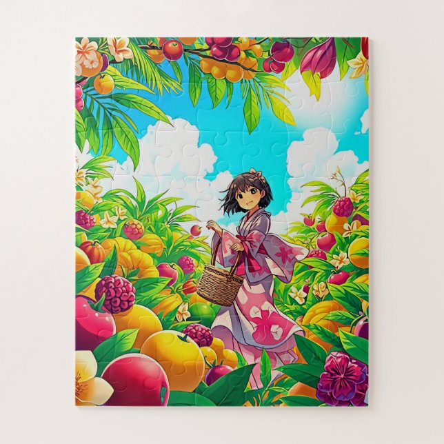Puzzle Jardín de la Abundancia para niños (Vertical)