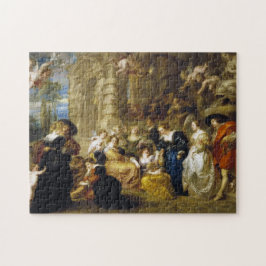 Puzzle Jardín de la obra maestra de Peter Paul Rubens del