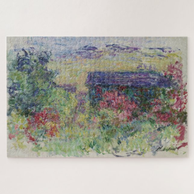 Puzzle Jardín de Rosas de Claude Monet (Horizontal)