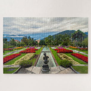 Puzzle Jardín de Villa Taranto en el lago Maggiore, Itali