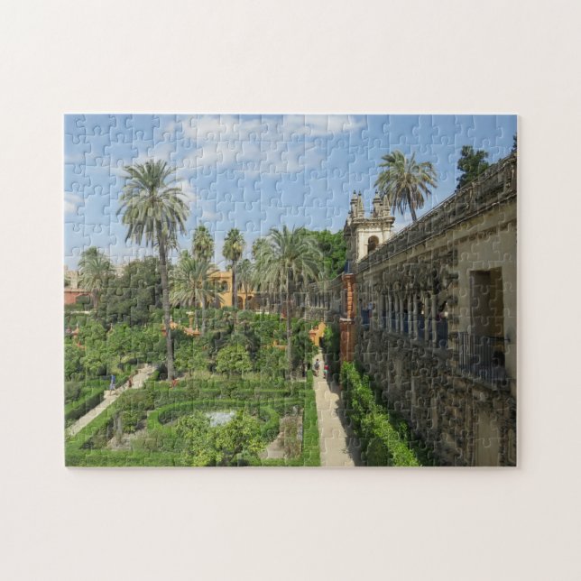 Puzzle Jardín del Alcazar real, Sevilla, España (Horizontal)