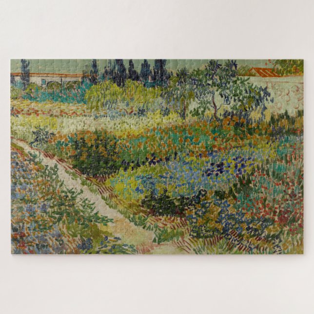 Puzzle Jardín en Arles por Vincent Van Gogh (Horizontal)