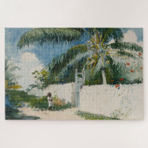 Jardín en Nassau (Ciudad Capital de las Bahamas)