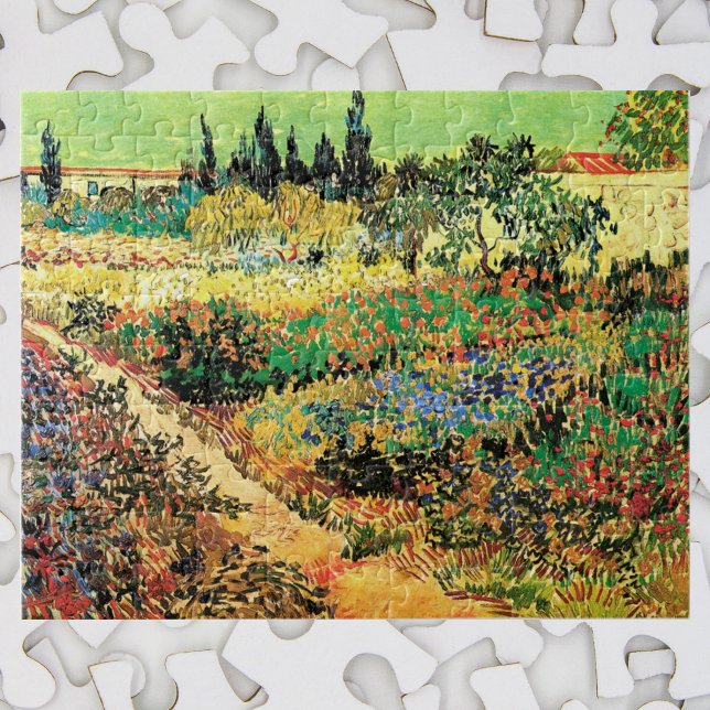 Puzzle Jardín Florido con Camino de Vincent van Gogh (Subido por el creador)