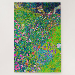 Puzzle Jardín Italiano, Gustav Klimt