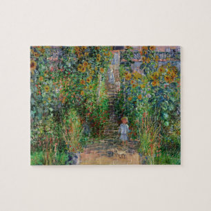 Puzzle Jardín Monet Vetheuil Pintura Impresionista de Flo