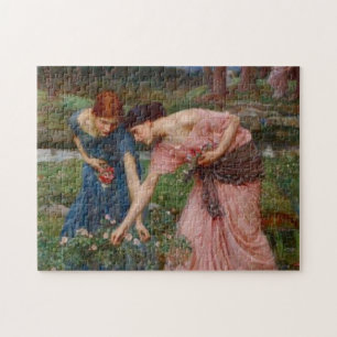 Puzzle Jardín Romántico Vintage Mujeres Pre-Rafaelitas